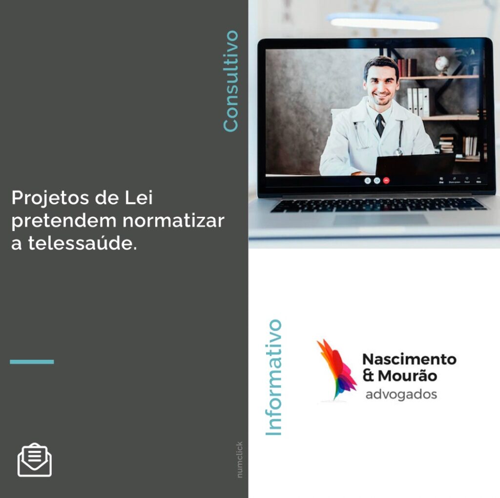 Projetos de Lei pretendem normatizar a telessaúde.