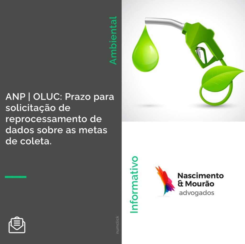 OLUC: Prazo para solicitação de reprocessamento de dados sobre as metas de coleta.
