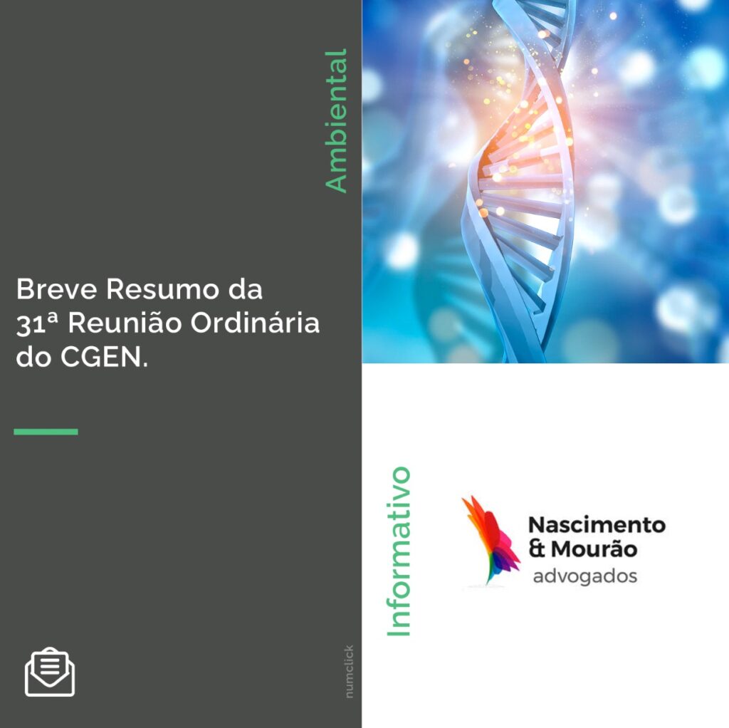 Breve Resumo da 31ª Reunião Ordinária do CGEN.