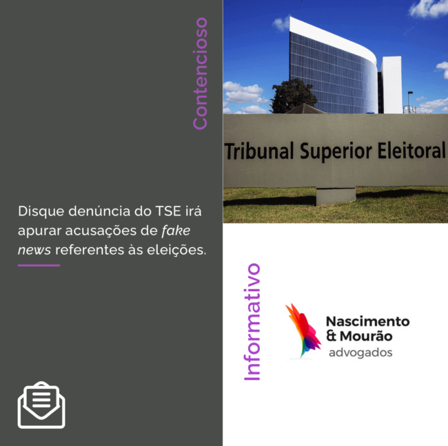 informativo contencioso disque denuncia TSE FEED